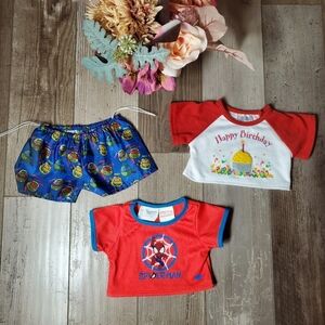 Build-A-Bear Workshop 3 Piece Clothing Bundle EUC